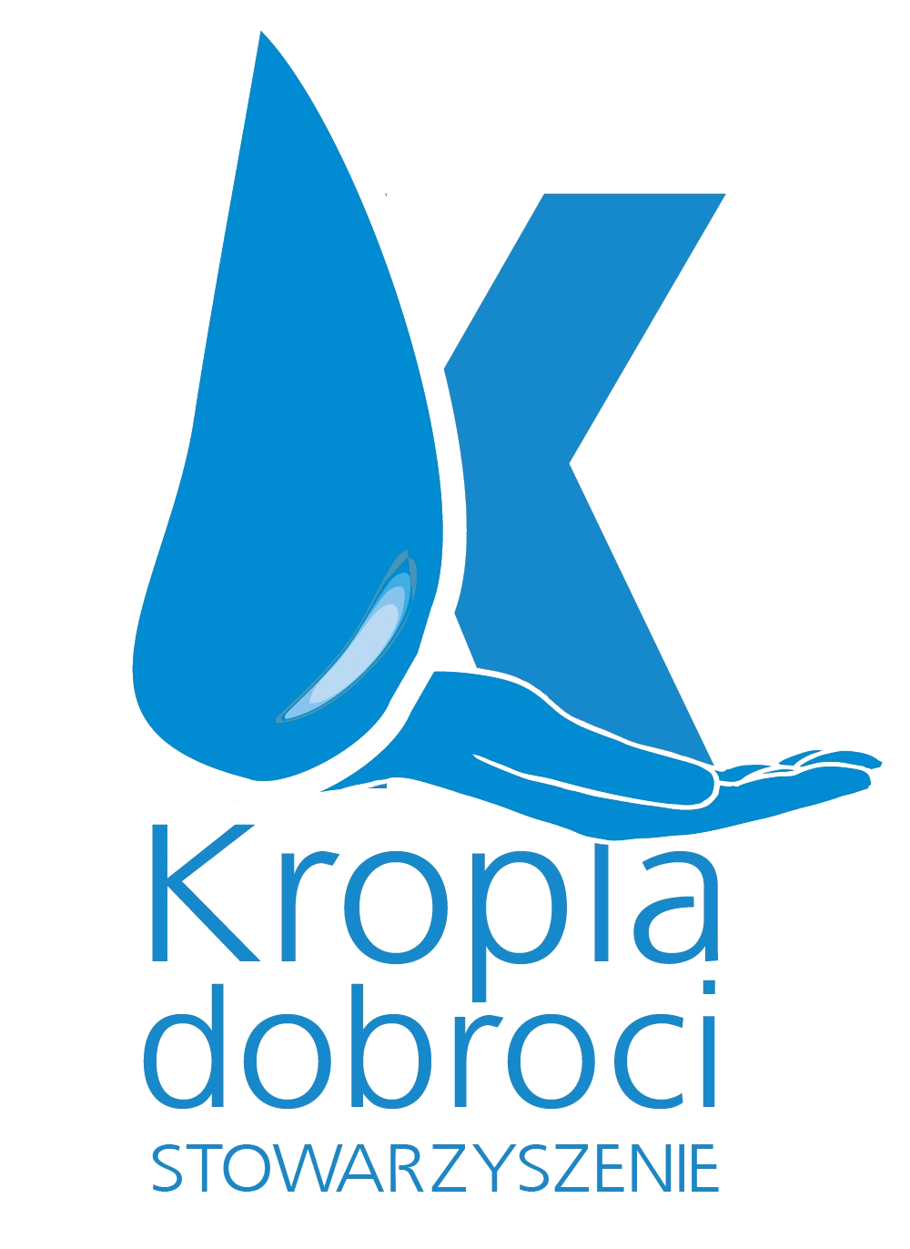 Logotyp Stowarzyszenia na Rzecz osób Niepełnosprawnych "Kropla Dobroci"